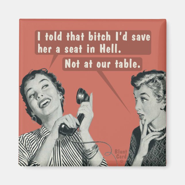 Not at our table. magnet (Front)