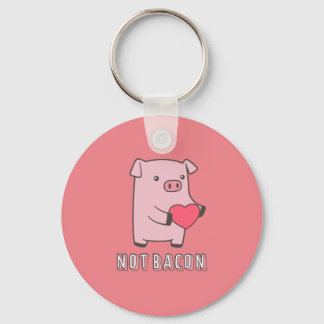 Not Bacon Key Ring