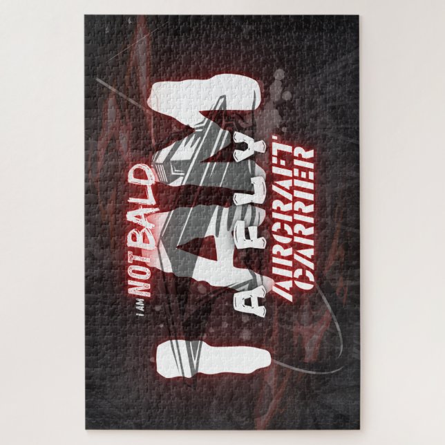 Not bald, military, army jigsaw puzzle (Vertical)