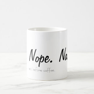 Not Before Coffee Mug