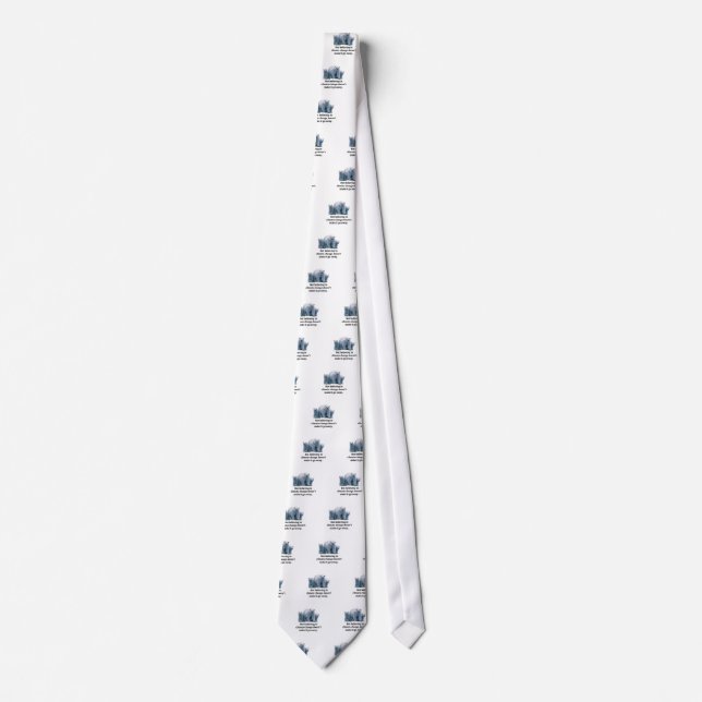Not believing in climate change tie (Front)