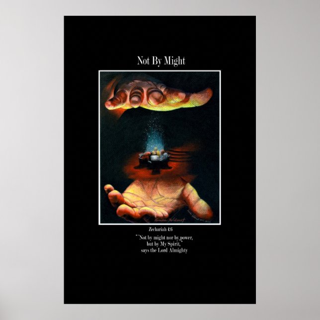 Not By Might Poster (Front)