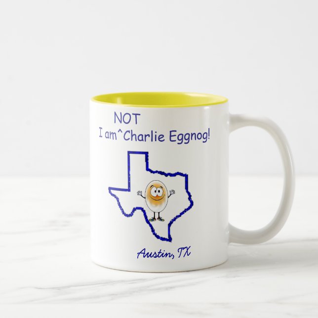 Not Charlie Eggnog Mug (Right)