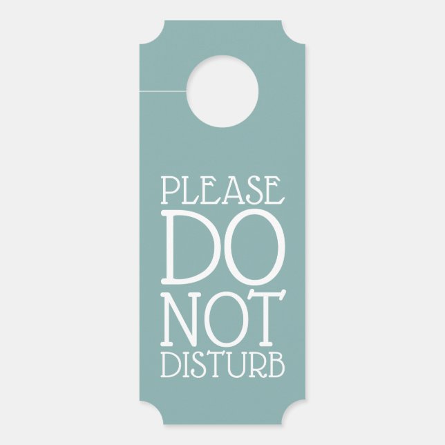 Not disturb door hanger (Front)