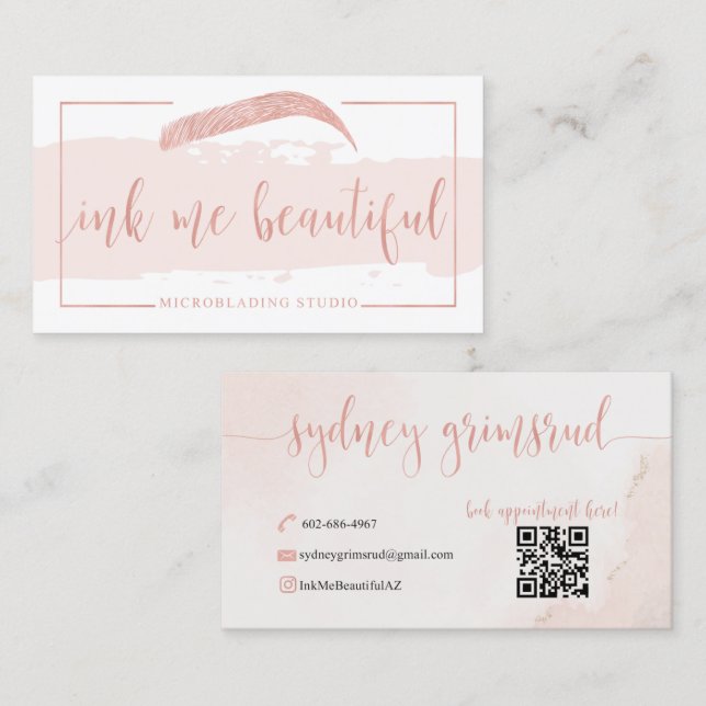 Not Editable Zazzle Template | Custom Business Card (Front/Back)