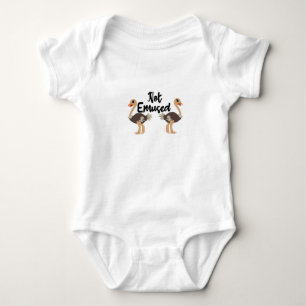 Not Emused Baby Funny Emu Baby, Funny Animal Bodysuit