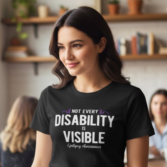 Not Every Disability Is Visible Epilepsy Tri-Blend Shirt (Creator Uploaded)