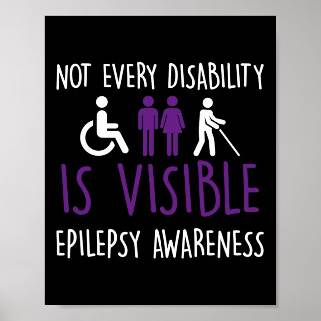 Not Every Disability Is Visible  Poster (Front)