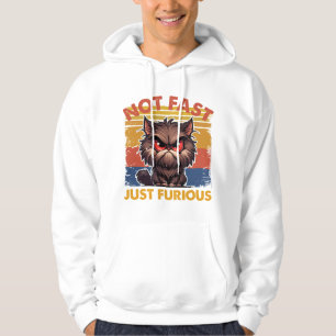 Not Fast Just Furious Cat Hoodie