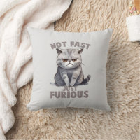 Not Fast, Just Furious – Grey Cat Humour