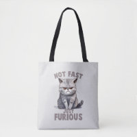 Not Fast, Just Furious – Grey Cat Humour