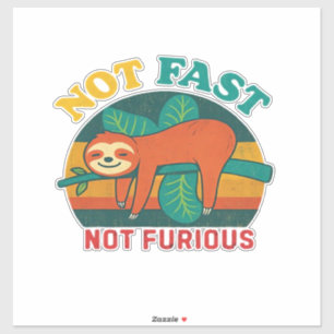 Not Fast Not Furious Funny Sloth Essential T-Shirt