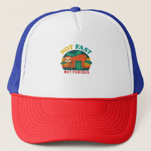 Not Fast Not Furious Funny Sloth Essential T-Shirt Trucker Hat