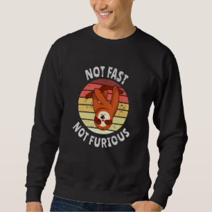 Not Fast Not Furious sloth Sweatshirt