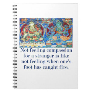 Not Feeling Compassion For A Stranger - Compassion Notebook