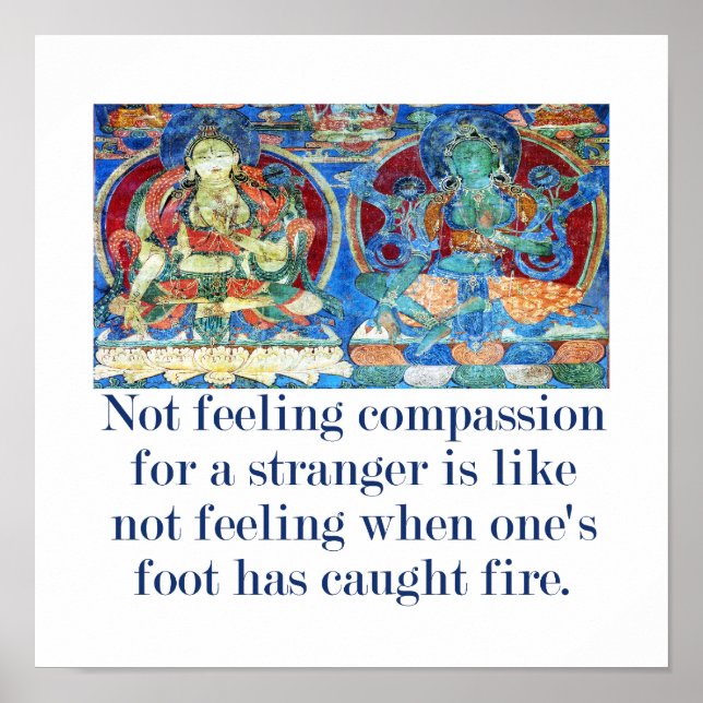 Not Feeling Compassion For A Stranger - Compassion Poster (Front)