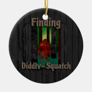 not finding bigfoot ceramic ornament
