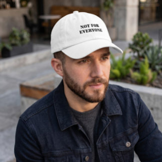 Not For Everyone Cap | Minimal Aesthetic Hat