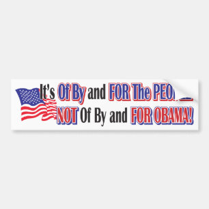 not-for-obama bumper sticker