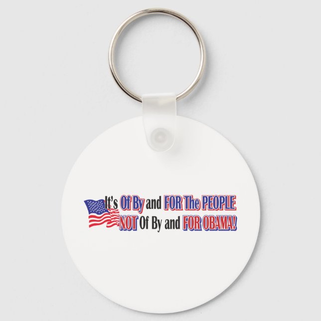 not-for-obama key ring (Front)