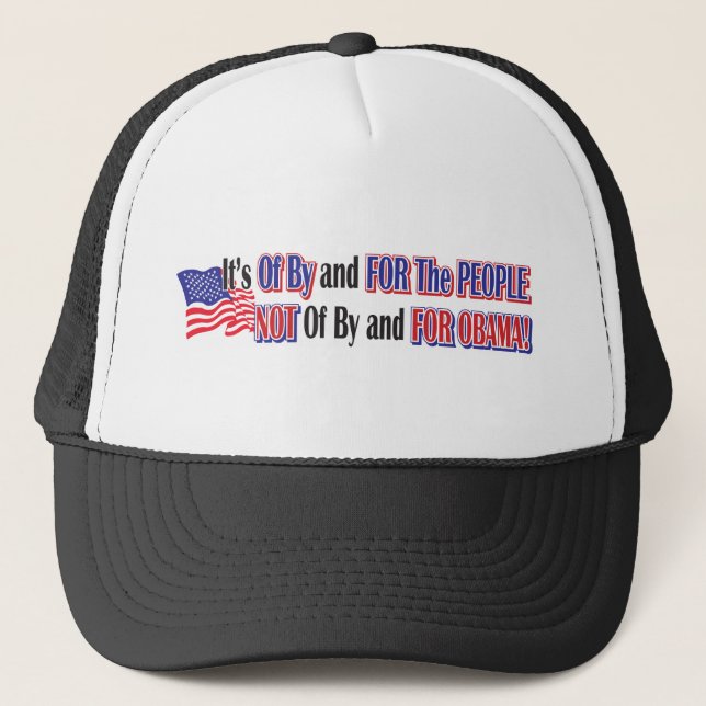 not-for-obama trucker hat (Front)