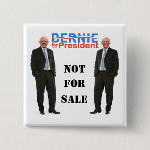 NOT FOR SALE 15 CM SQUARE BADGE