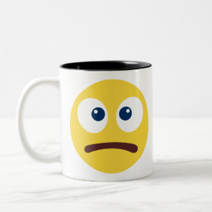 Not Fun Emoji Two-Tone Coffee Mug
