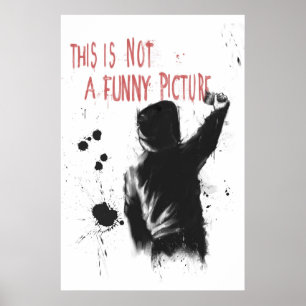 Not funny poster