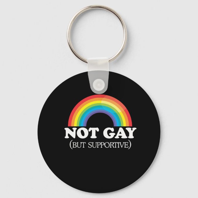NOT GAY KEY RING (Front)