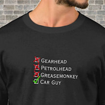 Not Gearhead Petrolhead Greasemonkey Tick Car Guy 