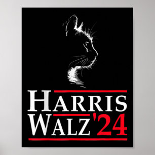 Not Going Back Kamala Harris Cat Lady 2024 Electio Poster