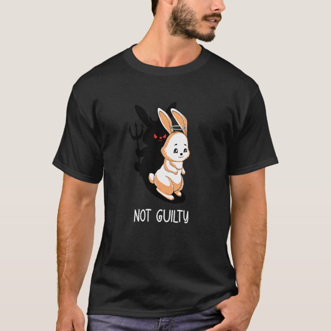 Not Guilty  Angle Devil Rabbit  Not Guilty T-Shirt (Front)