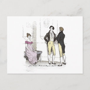 Not Handsome Enough, Jane Austen Pride & Prejudice Postcard