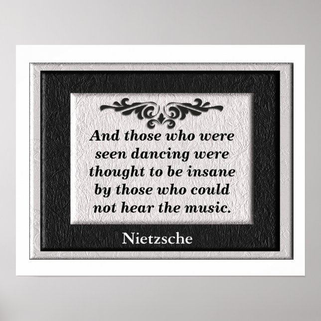 Not hearing the music poster (Front)