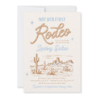 Not Her First Rodeo Baby Shower Invitation