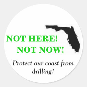 Not Here Not Now Sticker