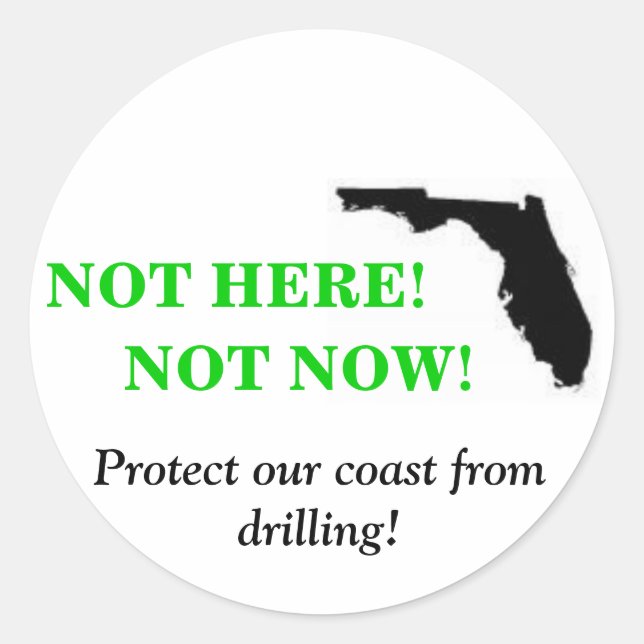 Not Here Not Now Sticker (Front)