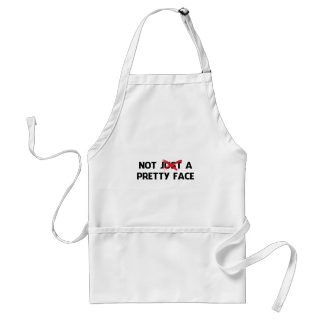 Not (Just) A Pretty Face Standard Apron (Front)