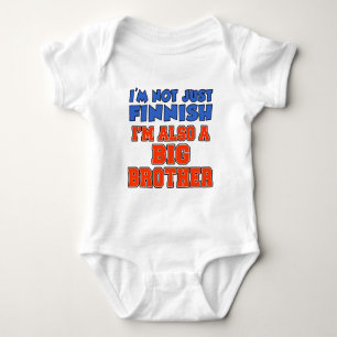 Not Just Finnish Big Brother Baby Bodysuit