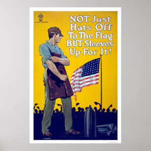 Not just hats off to the flag poster