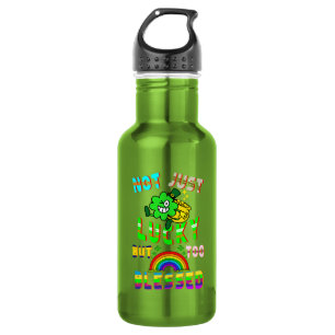 Not Just Lucky But Too Blessed 532 Ml Water Bottle