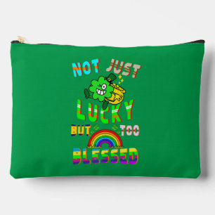 Not Just Lucky But Too Blessed Accessory Pouch
