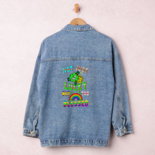 Not Just Lucky But Too Blessed Denim Jacket