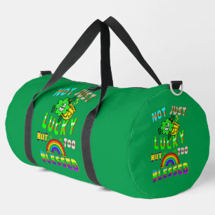Not Just Lucky But Too Blessed Duffle Bag