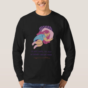 Not lazy just in energy saving mode cute sleepy gi T-Shirt