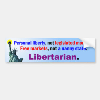 Not Legislated Morality Bumper Sticker