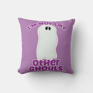 Not Like Other Ghouls Halloween Ghost Art Cushion