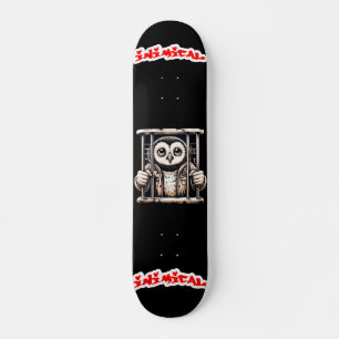 Not Like Us Owl Skateboard