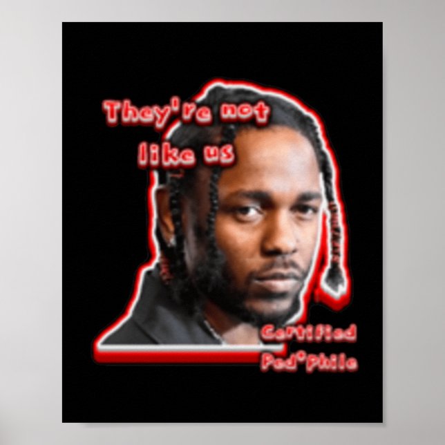 Not Like Us Sticker  Poster (Front)