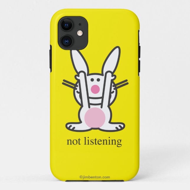 Not Listening Case-Mate iPhone Case (Back)